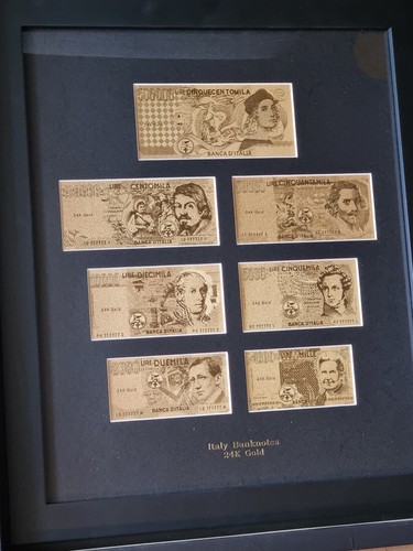 Italia serie banconote lire - serie,