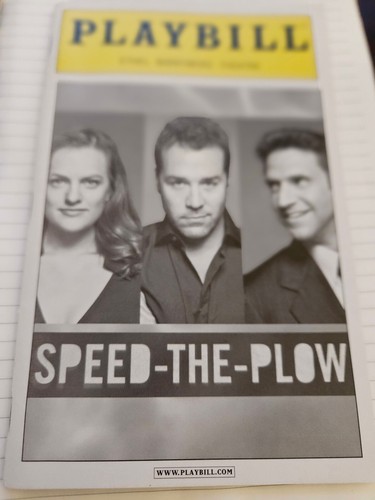 Speed the plow broadway - plow,