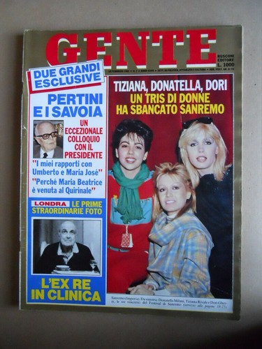 Gente 1983 speciale - gente, n�7