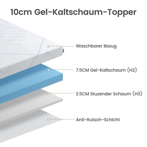 Topper coprimaterasso cm - topper, 10