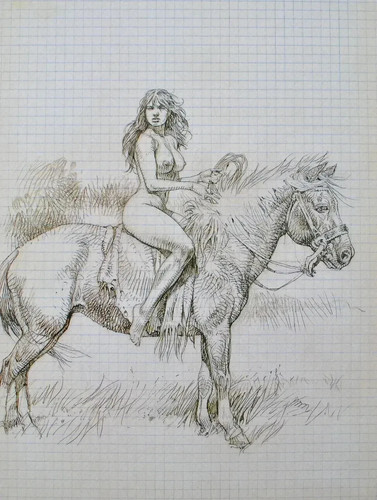 Paolo serpieri cavalière - serpieri:, la