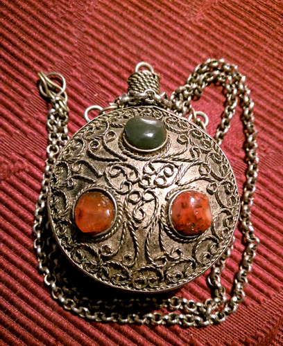 Vintage collana con - , fiaschetta