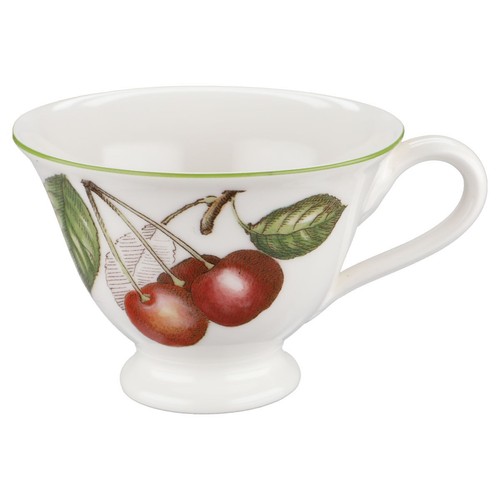 Tazza caffè decoro ciliegio