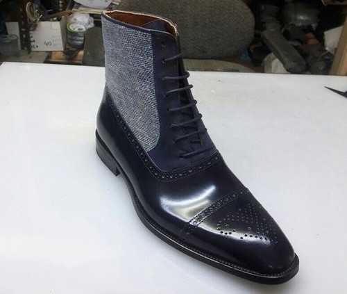 Stivali oxford brogue - stivali, uomo