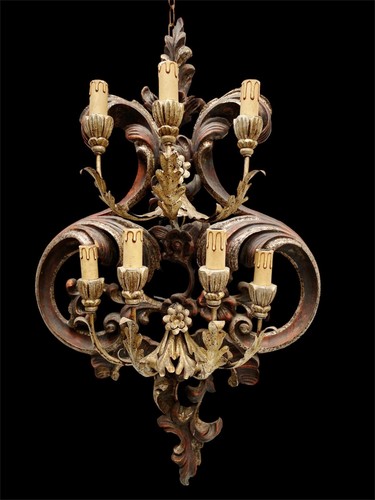 Antico lampadario muro 7 - lampadario,