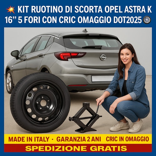 Kit ruotino scorta opel - 💥kit,