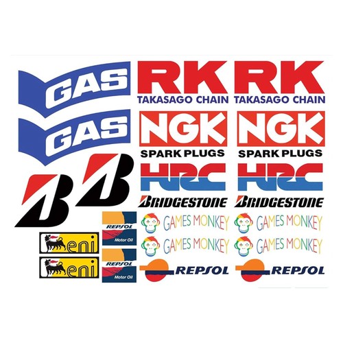 Kit adesivi stickers sponsor - kit,