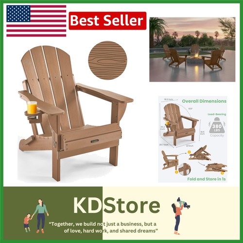 Sedia adirondack plastica - in,