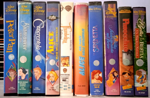 Fiabe vhs walt disney - vhs,