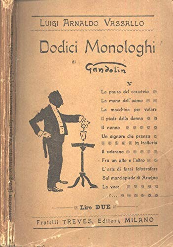 Dodici monologhi gandolin - monologhi, di