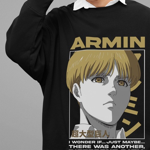 Felpa attack titan maglione - attack,