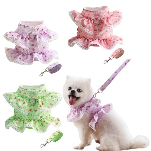 Imbracatura cane floreale - cane,