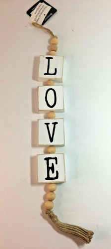 Love blocchi legno anticato - legno, e