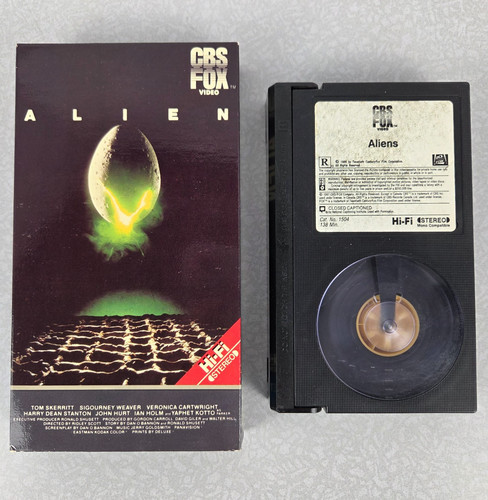 Alien aliens betamax tape - alien, &