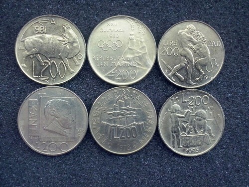 San marino diverse 200 - diverse, lire