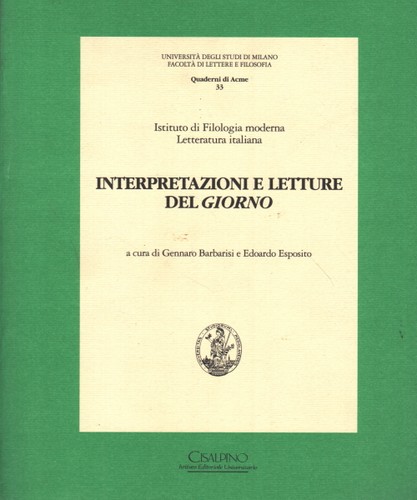 Interpretazioni letture del - e,