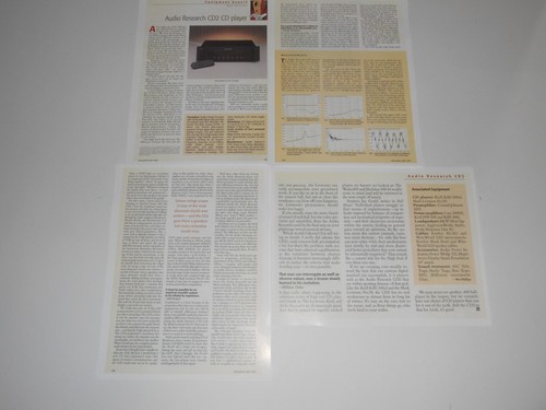 Audio research cd2 - cd2, cd