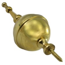 Ottone sfera punte orologio - sfera, e
