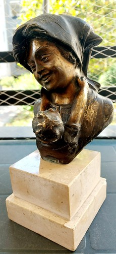 Scultura bronzo maternità - scultura,