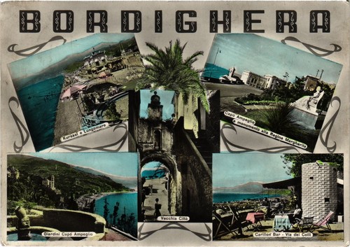 Cpm bordigera souvenir italy - cpm,