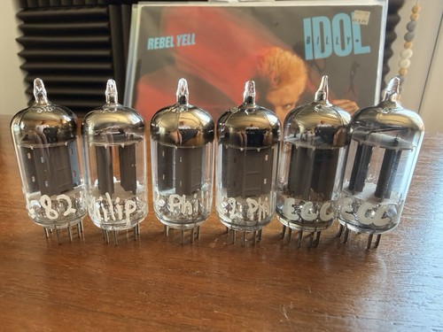 Vintage tubes ecc82 12au7 - 6,