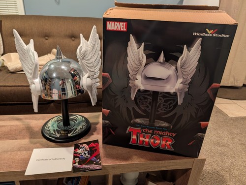 Statua thor helm - statua, windlass