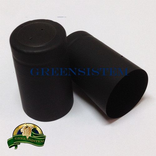 Capsule pvc 33x55 nero - pvc, opaco