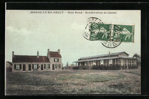 Cpa marcilly gault - marcilly-en-gault,, bois