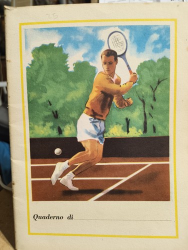 Quaderno vintage tennis - quaderno,