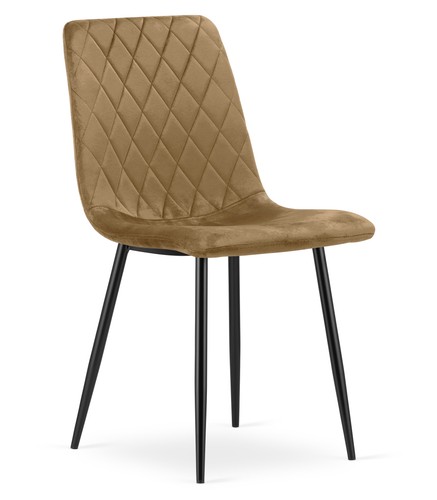 Sedia torino marrone - marrone, con