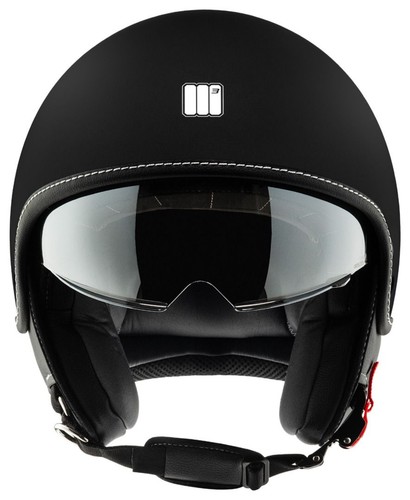Casco jet motocubo - beetle, matt
