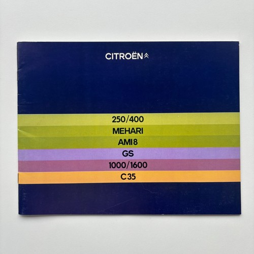Brochure catalogue citroën - brochure,