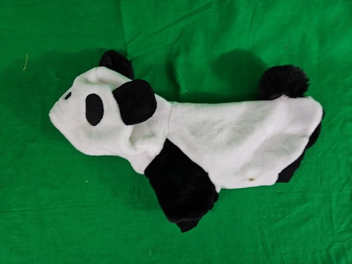 Costume panda con cappuccio