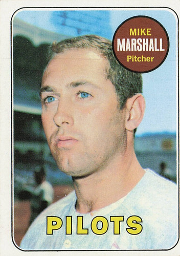 1969 topps mike marshall 17 - 1969,