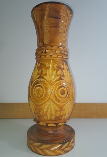 Vaso decorativo legno - decorativo, fatto
