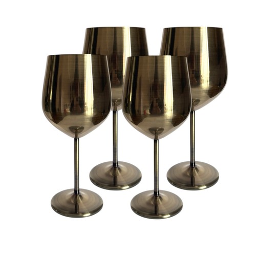 Bicchiere vino acciaio - in,
