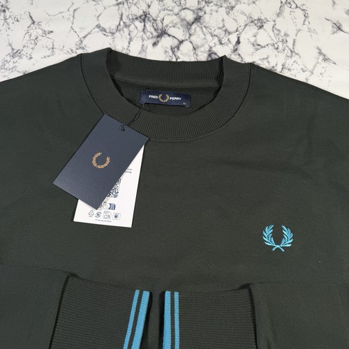 Fred perry felpa - uomo, verde