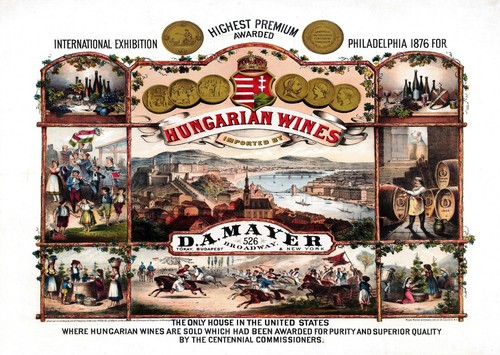 Vintage vino ungherese - , arte