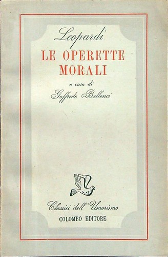 Operette morali leopardi - operette,
