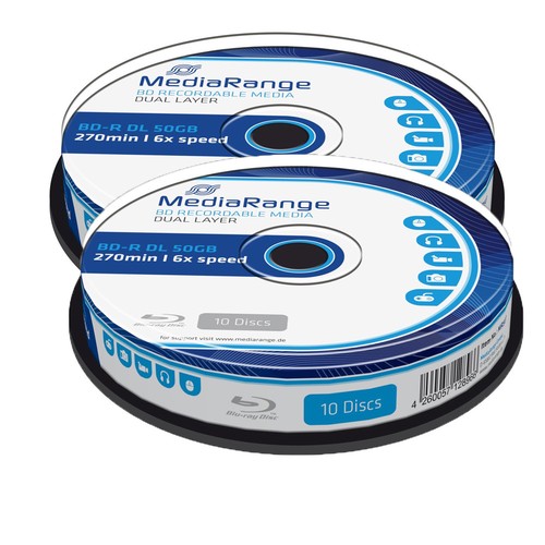 Mediarange bdr bluray - bdr, dl