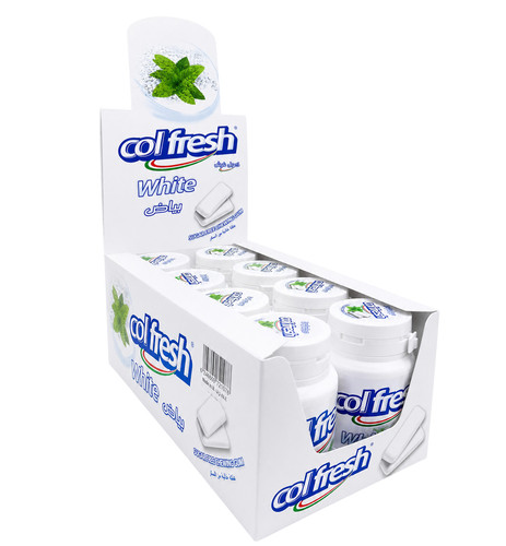Colfresh white chewing gum - colfresh,