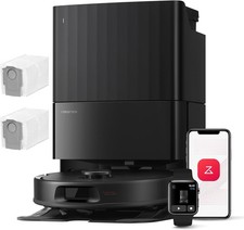 roborock QV 35A Set Robot Aspirapolvere, Antigroviglio, 8000Pa, Panno Solleva