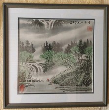 Splendido dipinto quadrato