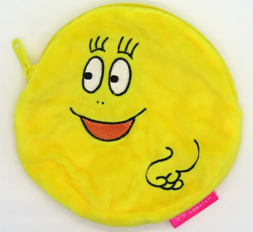 Barbapapa fluffy pouch bag - barbapapa,