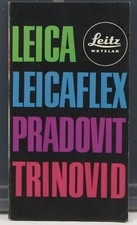 Leica Leicaflex Pradovit Trinovid Dépliant / Brochure 1969 Français 12 pages  