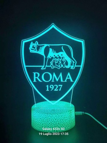 Lampada led multicolore calcio - lampada,