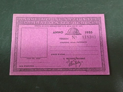Tessera associazione nazionale - tessera,