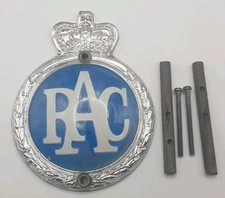 RAC BADGE. Vintage Royal