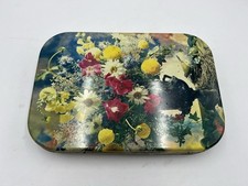 Scatola In Latta Fiori Di