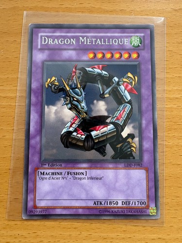 Yugioh dragon métallique - dragon, 1st